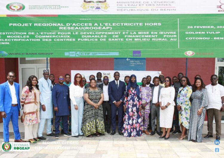 Restitution du modèle d’affaires pour l’électrification des institutions publiques (éducation et santé) au Bénin
