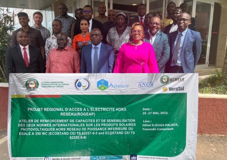 Vulgarisation des normes solaires photovoltaïques hors réseau : La CEDEAO à travers le ROGEAP forme et sensibilise les acteurs au Cameroun.