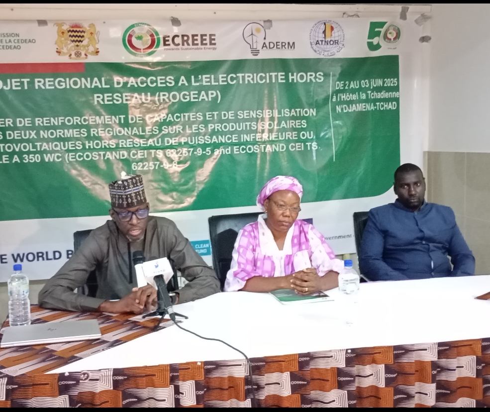 Vulgarisation des normes solaires photovoltaïques hors réseau : Le ROGEAP outille les acteurs au Tchad.