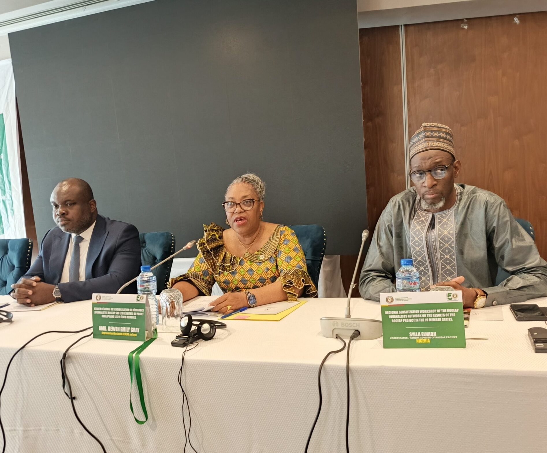 Ouverture du 3e atelier régional du réseau des journalistes du ROGEAP sur  les résultats dudit projet